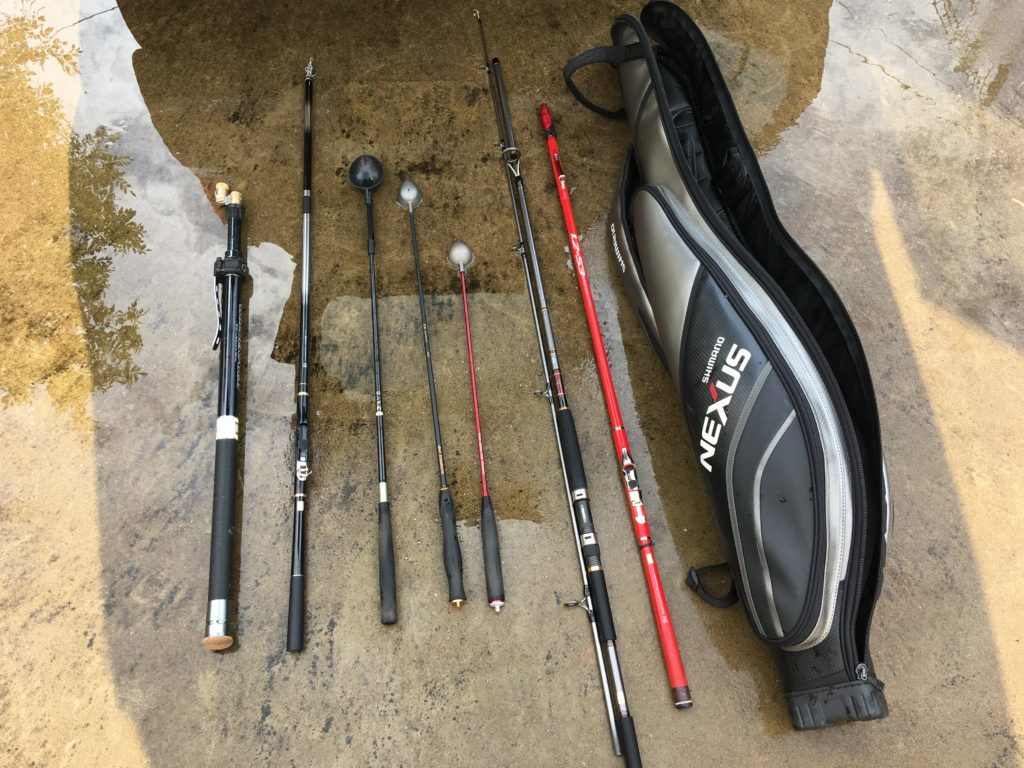 釣り具の手入れをしました 整理整頓を たまには大掃除
